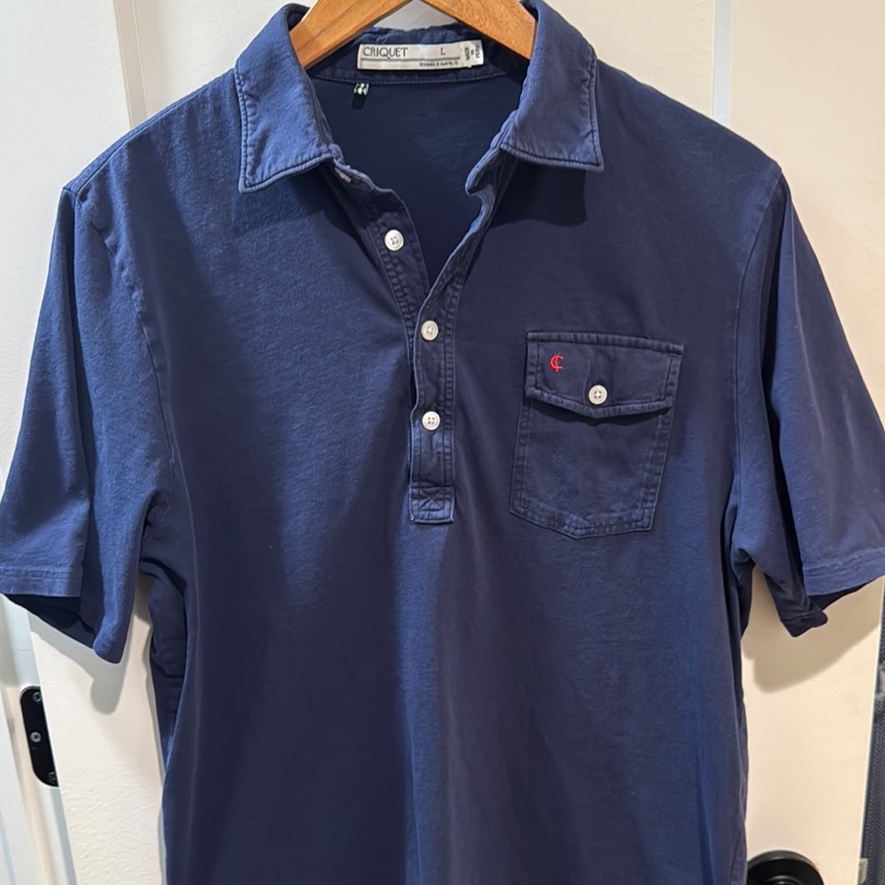Navy Blue Men's Polo Shirt